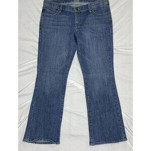 Old Navy The Diva Womens 14 Short Medium Wash Tapered Leg Denim Jeans